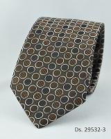 Krawatte PES gemustert Ds.29532/3 braun