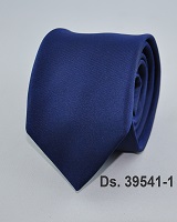 Krawatte Uni Seide Taft blau k