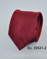 Krawatte Uni Seide Taft rot k