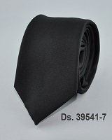 Krawatte Uni Seide Taft schwarz k