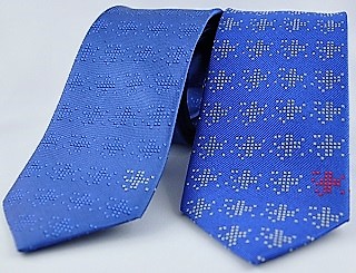 Krawatten mit Logo gewoben 320